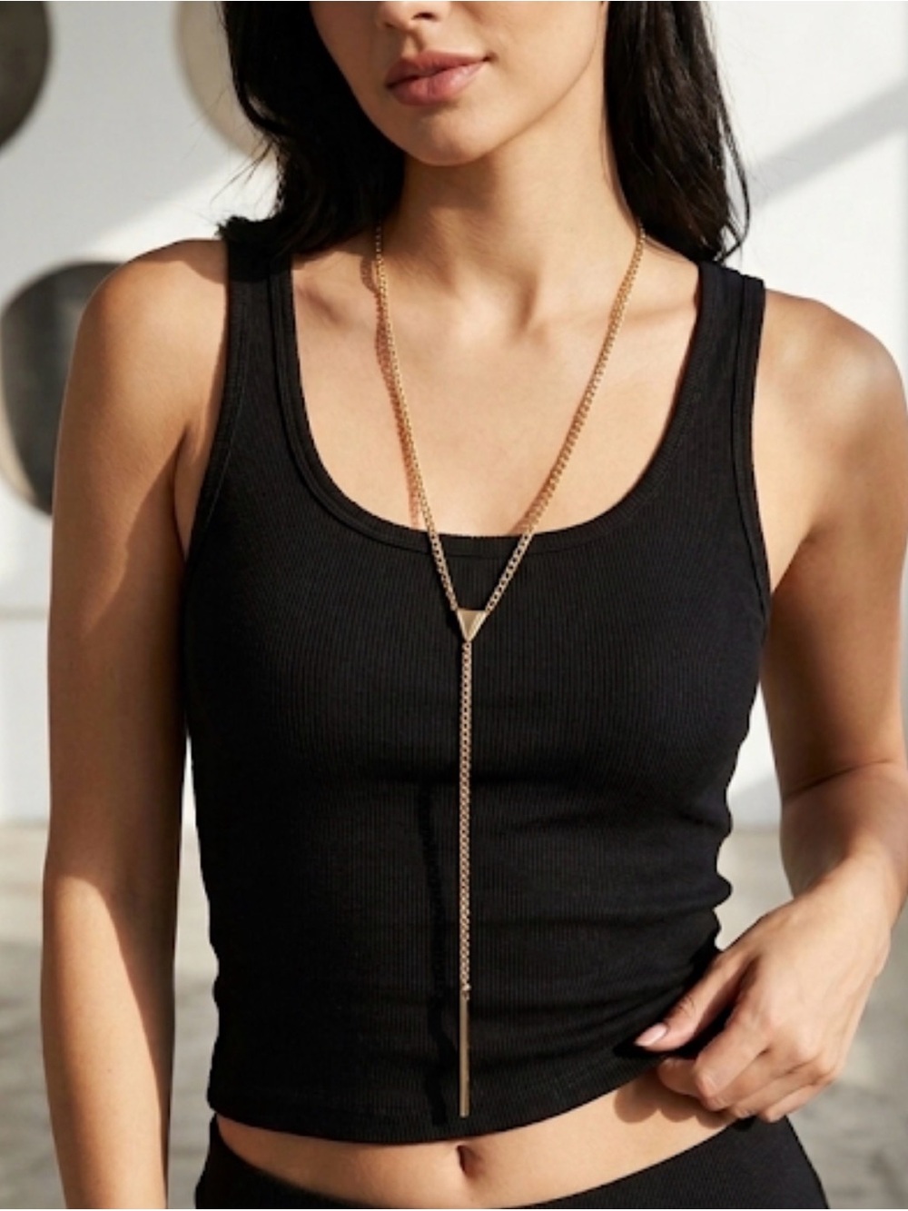 Fashion Accents Gold Lariat Y-Necklace